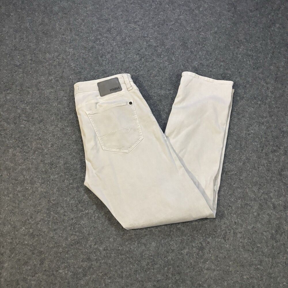 Mavi Jeans Mens 34x32 Zach Straight Leg Chino Pants Stretch 5 Pocket Straight
